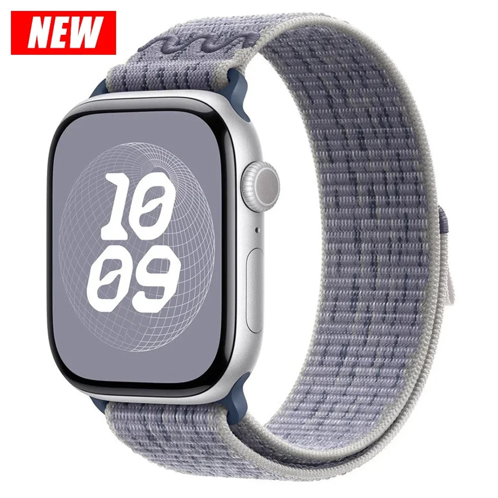 Sport Loop band for Apple Watch band Ultra 2 49mm 45mm 41mm 38mm 44mm Nylon band Apple Watch Series 10 9 8 7 6 5 4 SE 46mm 42mm