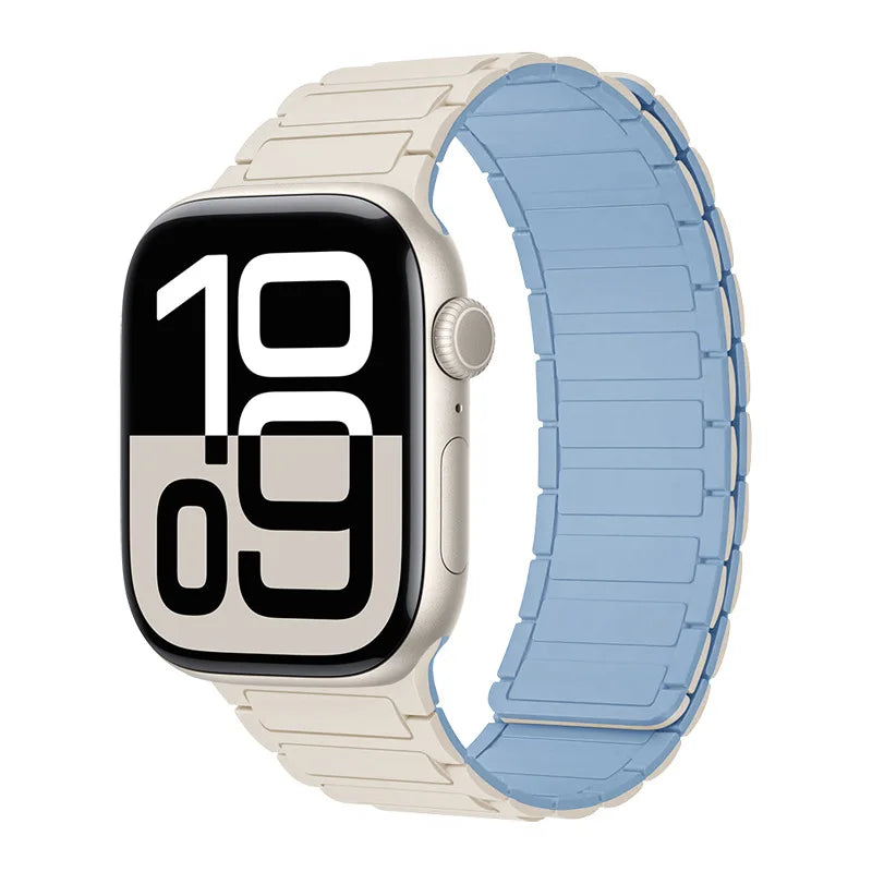 Magnetic Silicone band for Apple Watch Ultra 3 2 49mm 46mm 42mm 45mm 44mm 40mm 41mm band Apple Watch Series 11 10 9 8 7 6 SE band