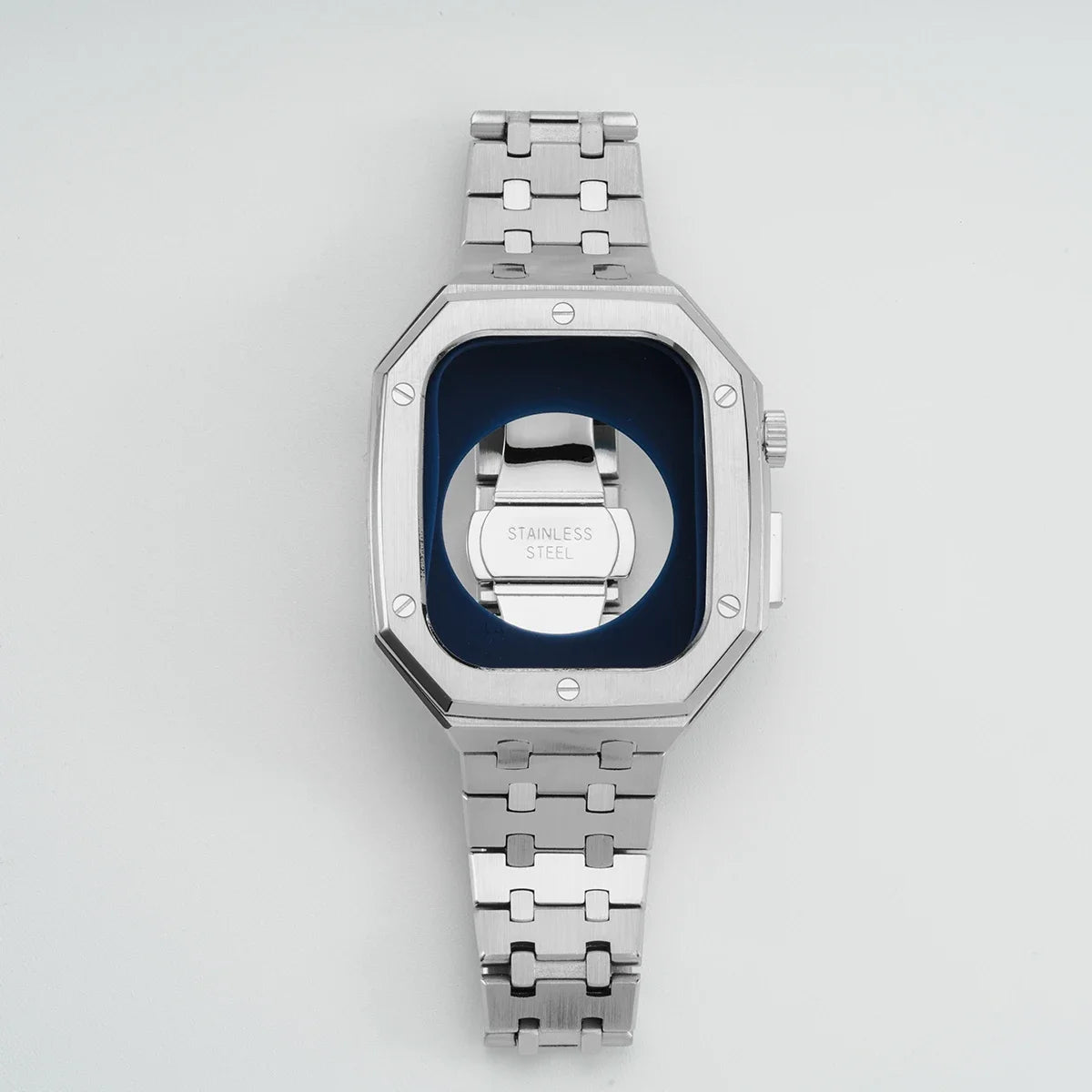 Luxury Stainless Steel Modification Mod Kit for Apple Watch 10 9 8 7 46mm 45mm 41mm metal Bezel Frame for Apple Watch Series 6 5 4 SE