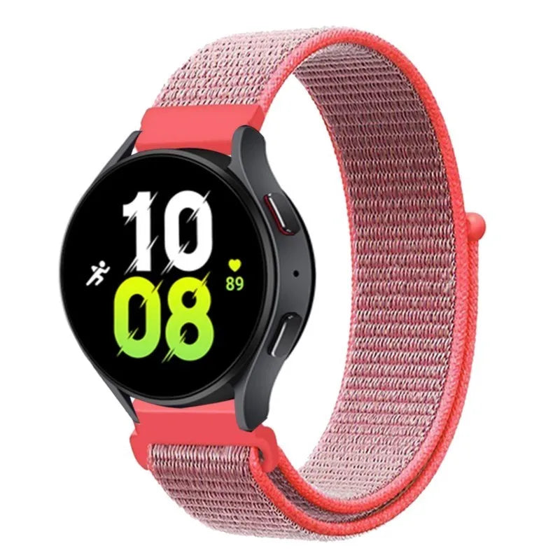 Nylon loop For Samsung Galaxy Watch 6 5 Pro/4/classic/gear s3 frontier/active Sport Bracelet Huawei watch gt2 3 22mm 20mm Strap