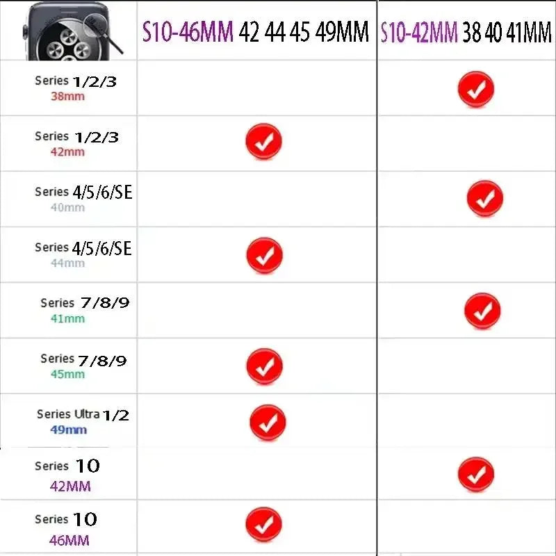 Double loop Slim Leather band for Apple Watch band Ultra 2 49mm Series 10 46mm 41mm 42mm 44mm 45mm band for Apple Watch 9 8 7 6 SE 5 4