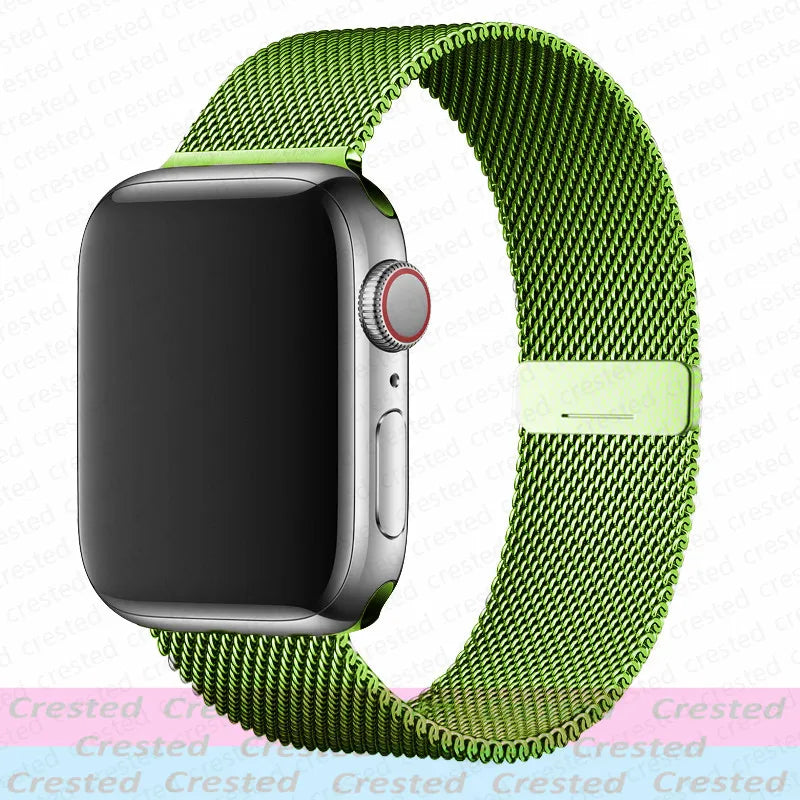 Magnetic band For Apple Watch band 44mm 40mm 45mm 46mm 49mm 42mm 41mm 38mm belt band Apple Watch Series 10 9 3 6 7 8 SE Ultra 2