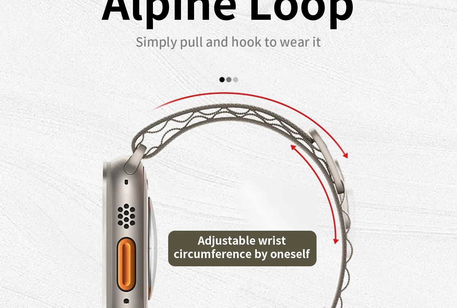 2025 New Suitable for Apple Watch High Quality Nylon band Alpine Loop For Watch Series 10 9 8 7 Ultra 2 band Apple Watch 49mm 46mm