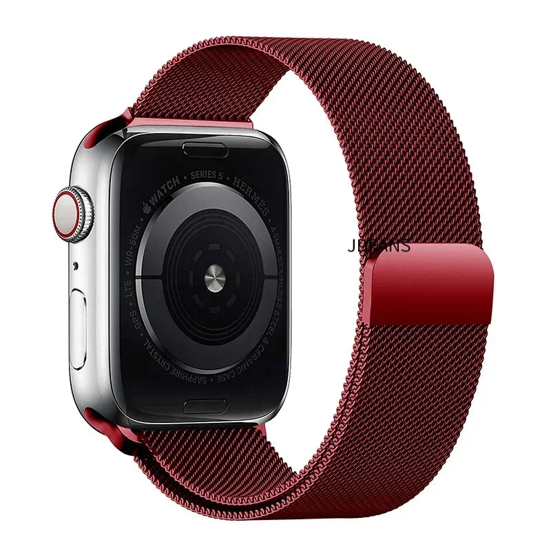 Milanese Loop for Apple Watch band 10 46mm 45mm 44mm 40mm 41mm 42mm 38mm 44mm band Ultra 2 49mm Apple Watch Series 9 8 7 6 SE 5 4 3