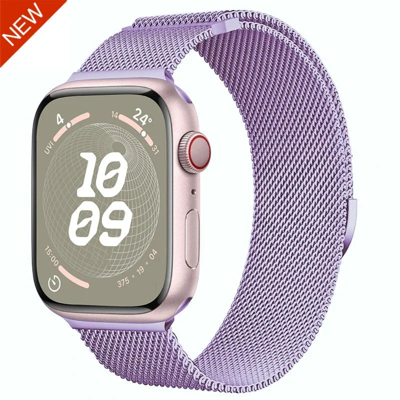 Magnetic Milanese band For Apple Watch 11 10 9 8 7 46mm 42mm 45mm 41mm Ultra 3 2 49mm band Apple Watch 6 5 4 SE3 44mm 40mm Band
