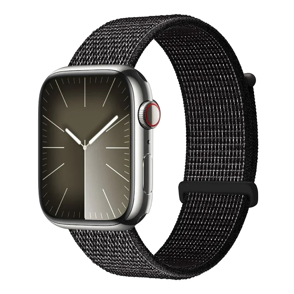 Nylon Loop band For Apple Watch 11 10 9 8 7 46mm 45mm 42mm 41mm Ultra 3 2 49mm Braided band Apple Watch 6 5 4 SE3 44mm 40mm Belt