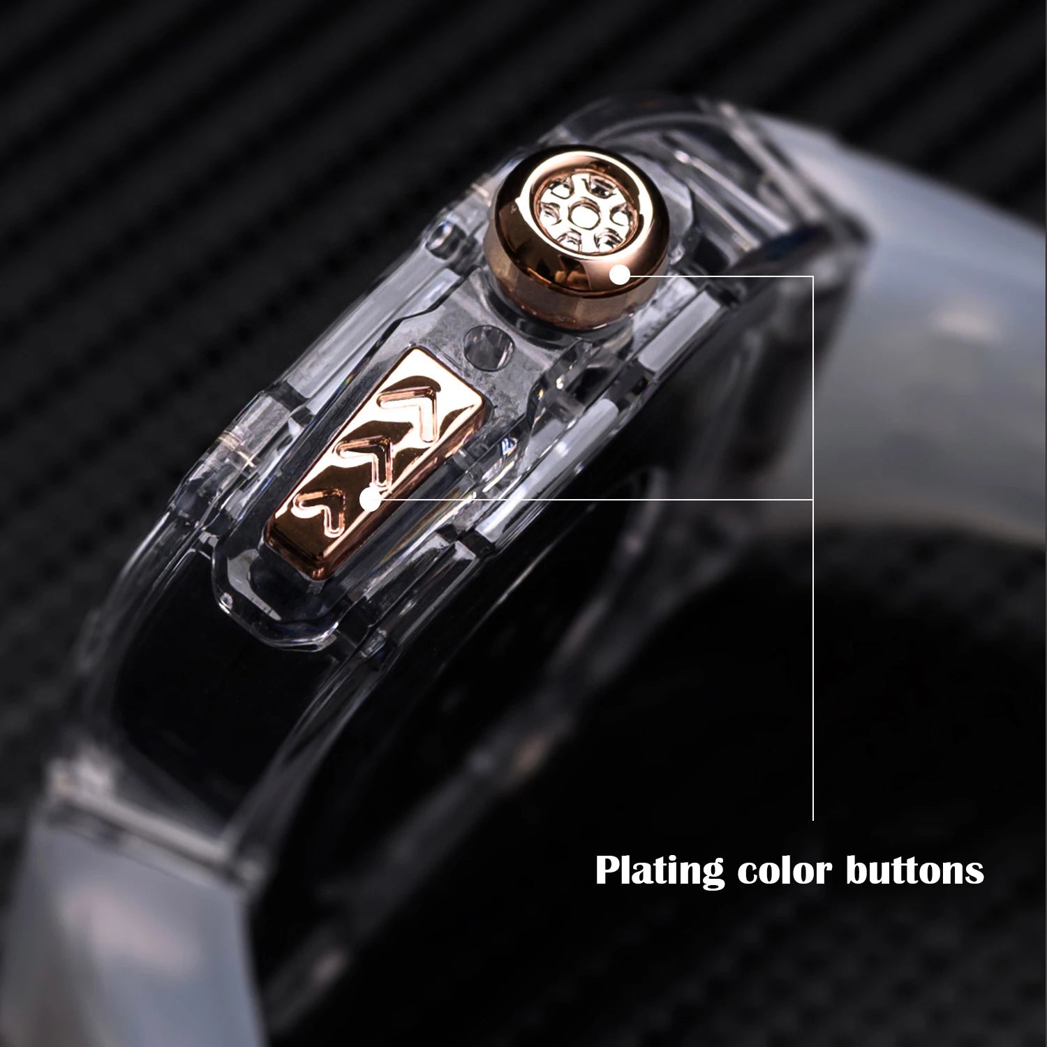 Transparent Case+band For Apple Watch Ultra 49mm band Full Cover band Modification Kit For Apple Watch SE 9 8 7 6 5 4 45mm 44mm