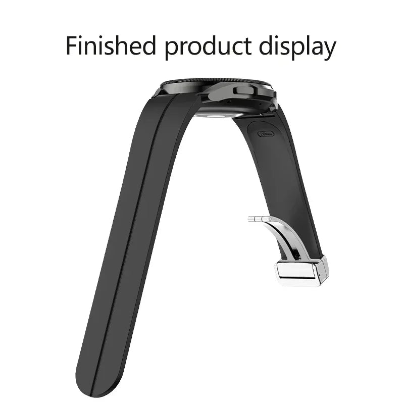 Magnetic Silicone Strap for Samsung Galaxy Watch 7 6 5 4 40mm 44mm 5Pro 45mm Band Bracelet for Galaxy Watch 6 4Classic 43mm 47mm