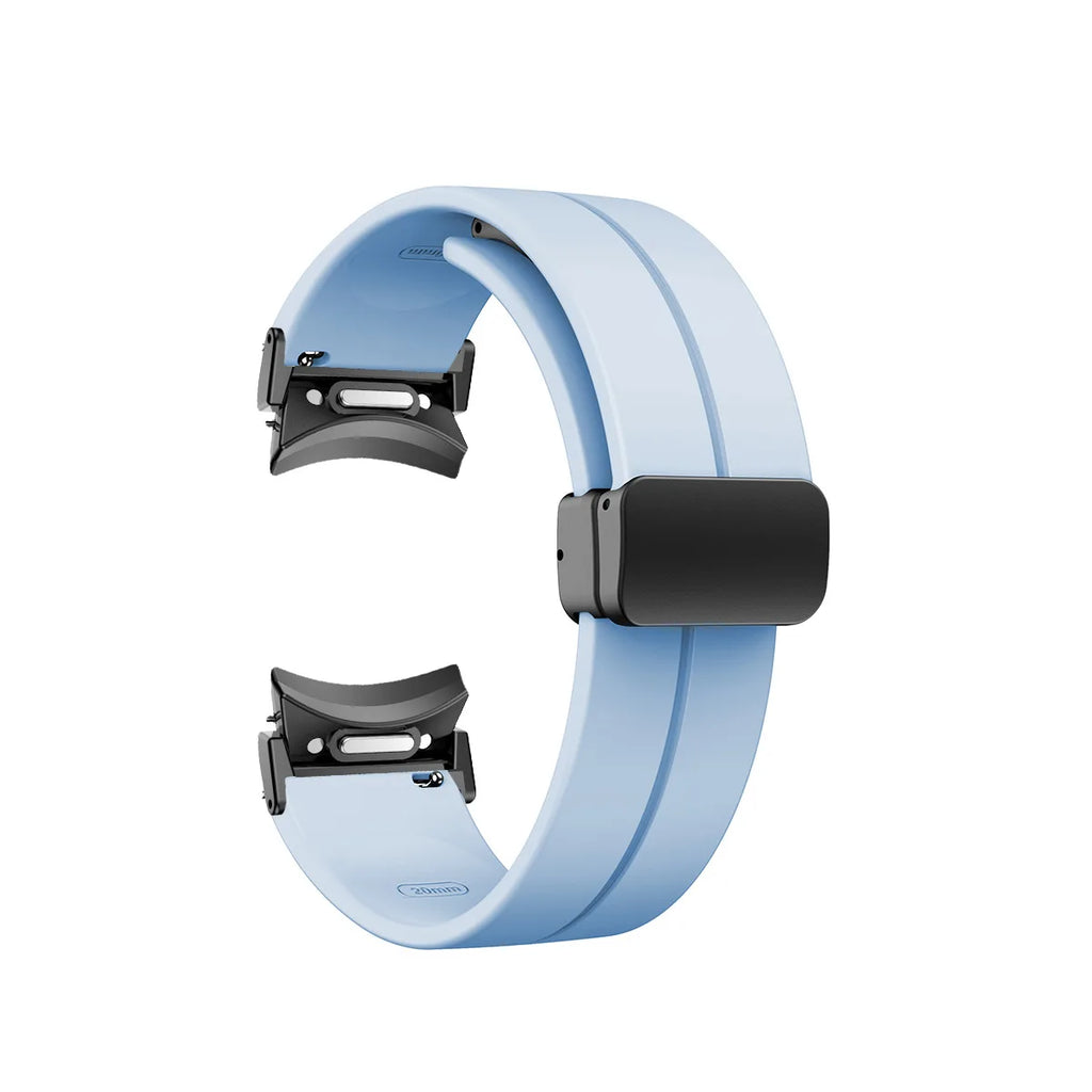 Magnetic Silicone Strap For Samsung Watch 7 6 5 4 40mm 44mm Sport Watchband For Galaxy Watch 5Pro 4 6Classic 47mm 43mm 42mm 46mm