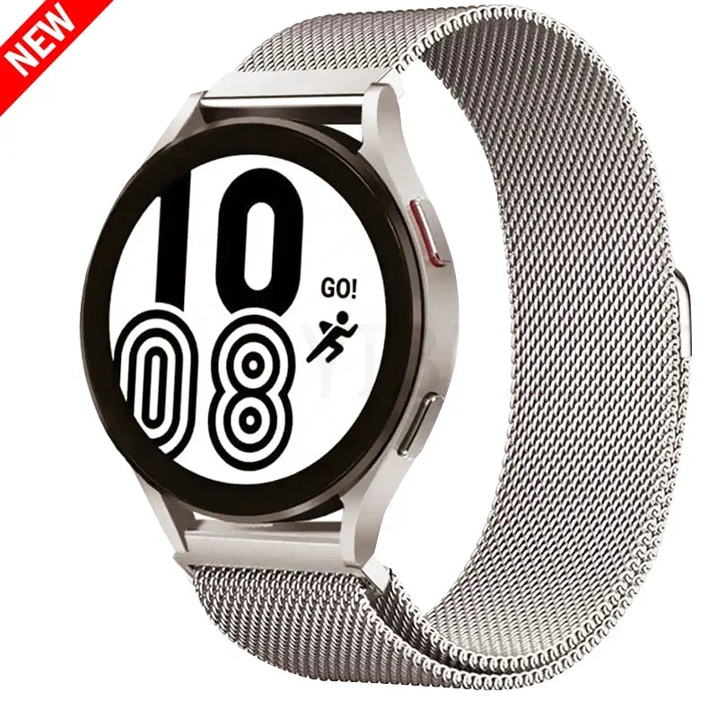 22mm 20mm band for Samsung Galaxy Watch 5-pro-6-4-Classic Milanese loop Metal magnetic starlight bracelet Huawei GT 4-3-2e strap