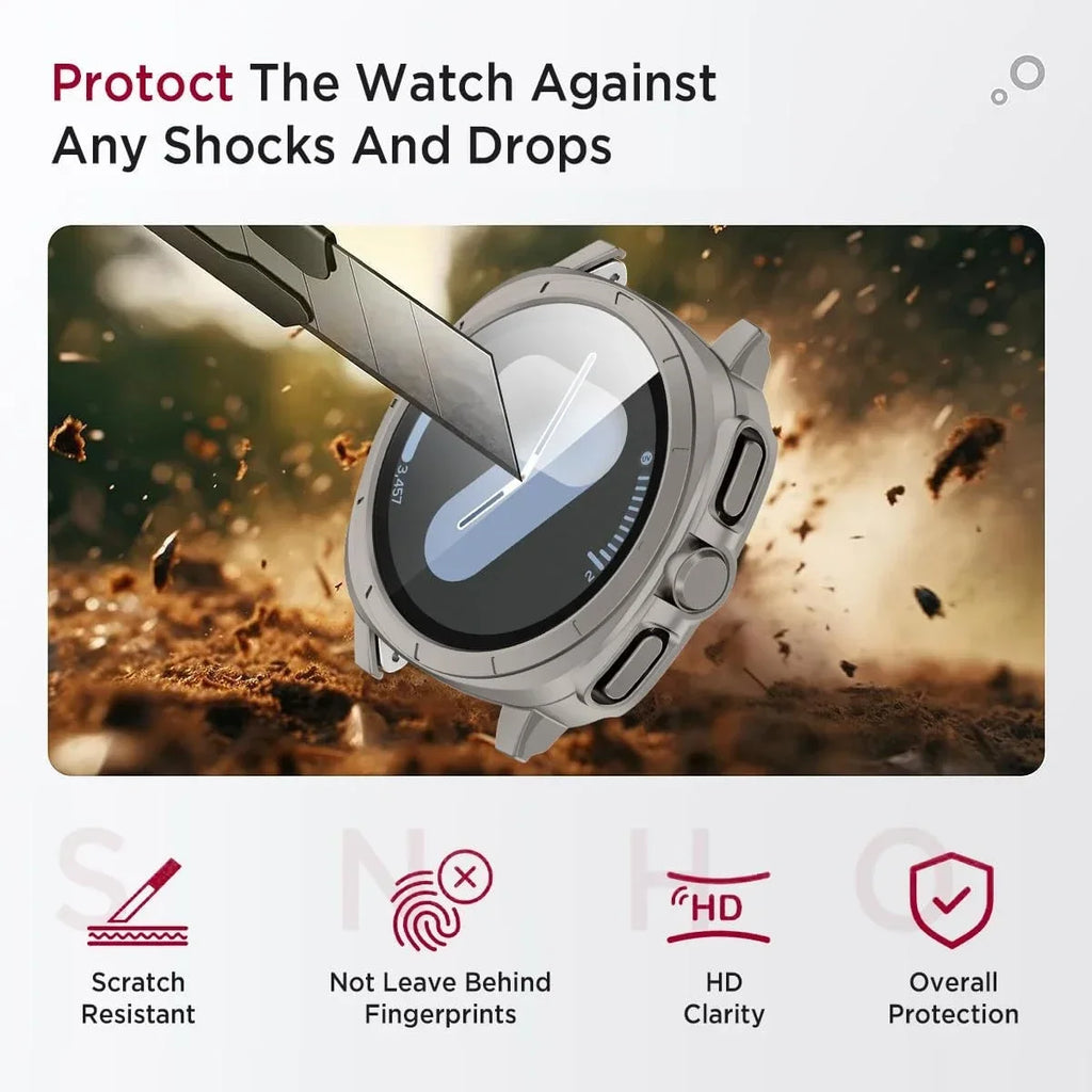 Case+Strap for Samsung Galaxy Watch 7 40mm 44mm Appearance Upgrade Ultra 47mm for Galaxy Watch 7 Sports silicone Bracelet