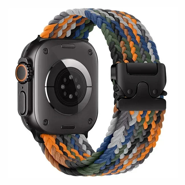 Braided Solo Loop band For Apple Watch Ultra 2 band 49mm 44mm 45mm 46mm 40mm 41mm 42mm band Apple Watch Series 10 9 SE 8 7 6 5 4