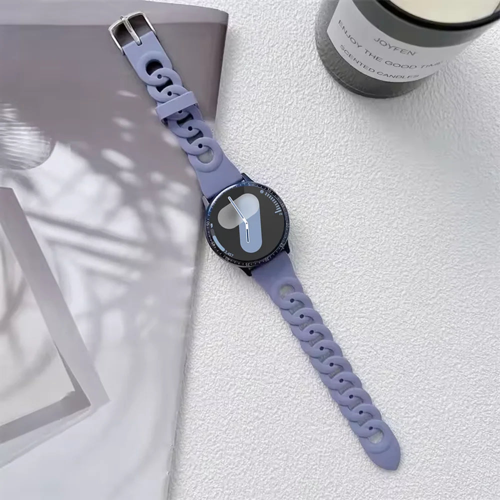 20mm 22mm Strap For Samsung Galaxy Watch 7 6 5 4/Amazfit Bip 6/Active 2/Balance 2/Huawei watch 5/GT 5/Redmi 5 Active/Lite band