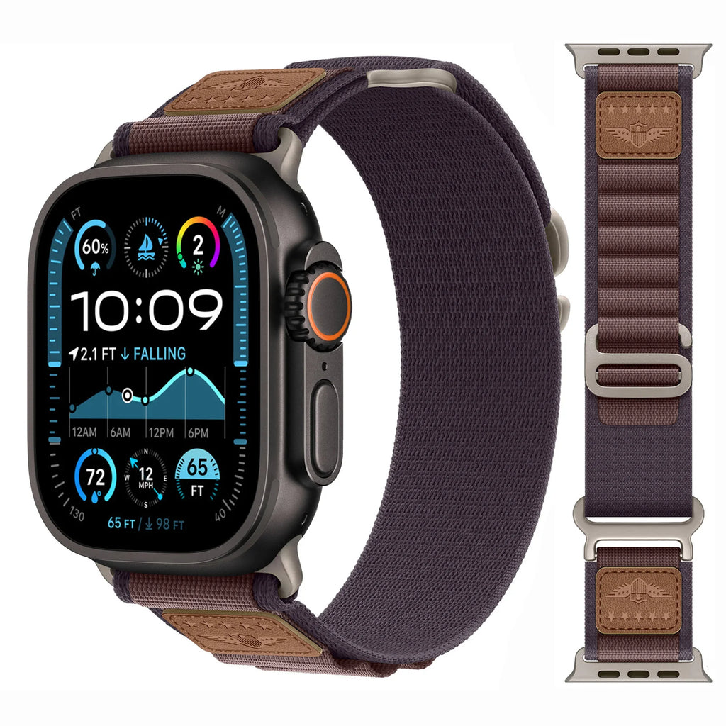 Alpine Loop band for Apple Watch band 44mm 45mm 49mm 40mm 41mm 42mm 38mm correa band Apple Watch Ultra Series 7 6 SE 8 9 10 46mm