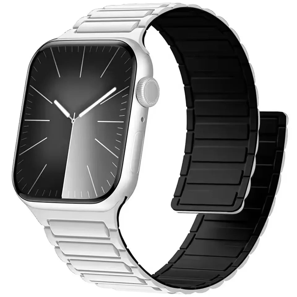 Magnetic band for Apple Watch Ultra 2 49mm band 46mm 45mm 42mm 41mm 44mm Sport Silicone band Apple Watch Series 10 9 8 7 6 SE 5 4