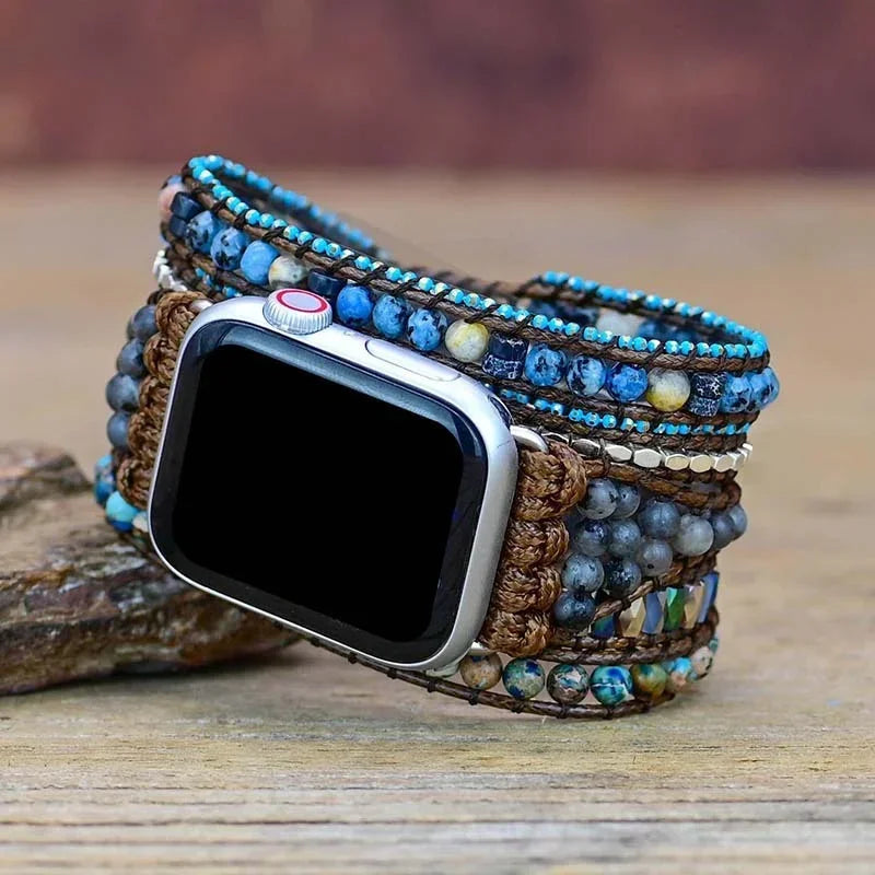 Bohemian band for Apple Watch band 44mm 40mm 42mm 38mm 41mm 45mm Handmade Jewelry bands Apple Watch Series 8 7 6 5 4 3 SE Ultra 49mm