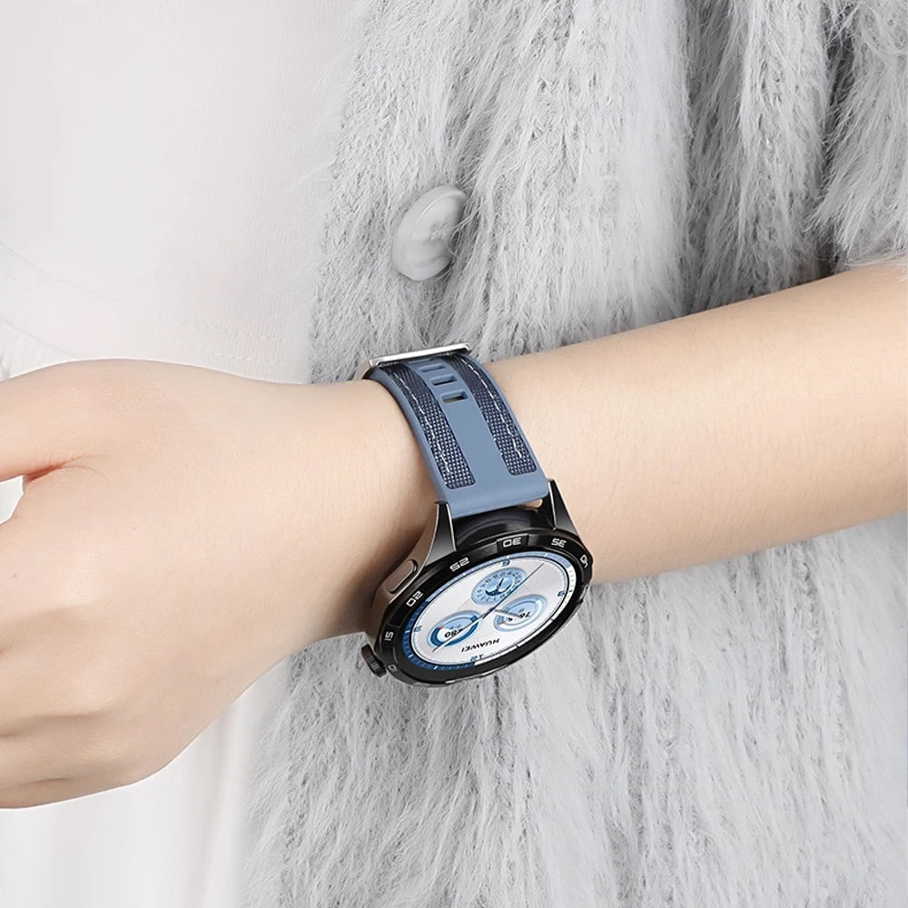 Samsung Galaxy watch 8 Strap 44mm 40mm Replacement Correa Sport Nylon+Silicone Bracelet Galaxy watch 8 classic 46mm Band