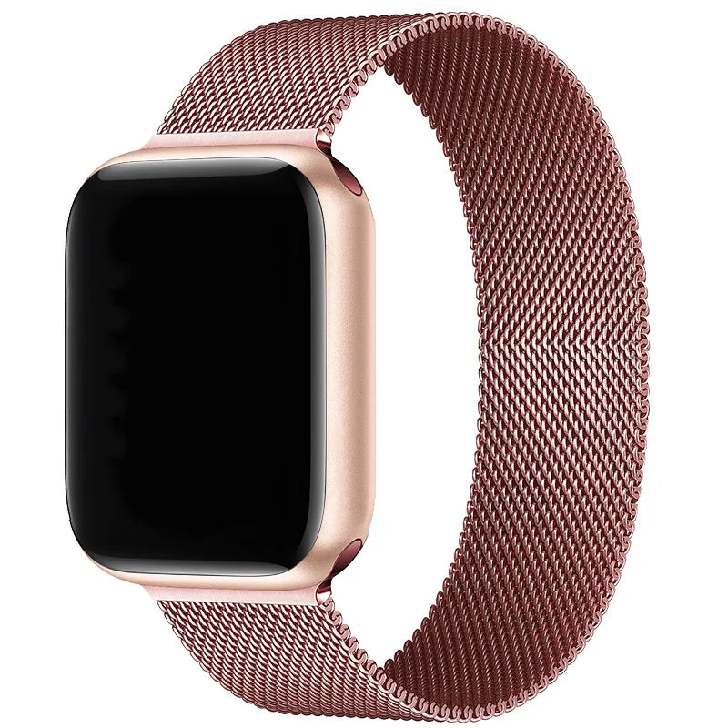 band For Apple Watch band 10 46mm 44mm 45mm 41mm 49mm 42mm 40mm 45mm Milanese Loop band Apple Watch Series 9 7 8 4 5 6 SE Ultra2