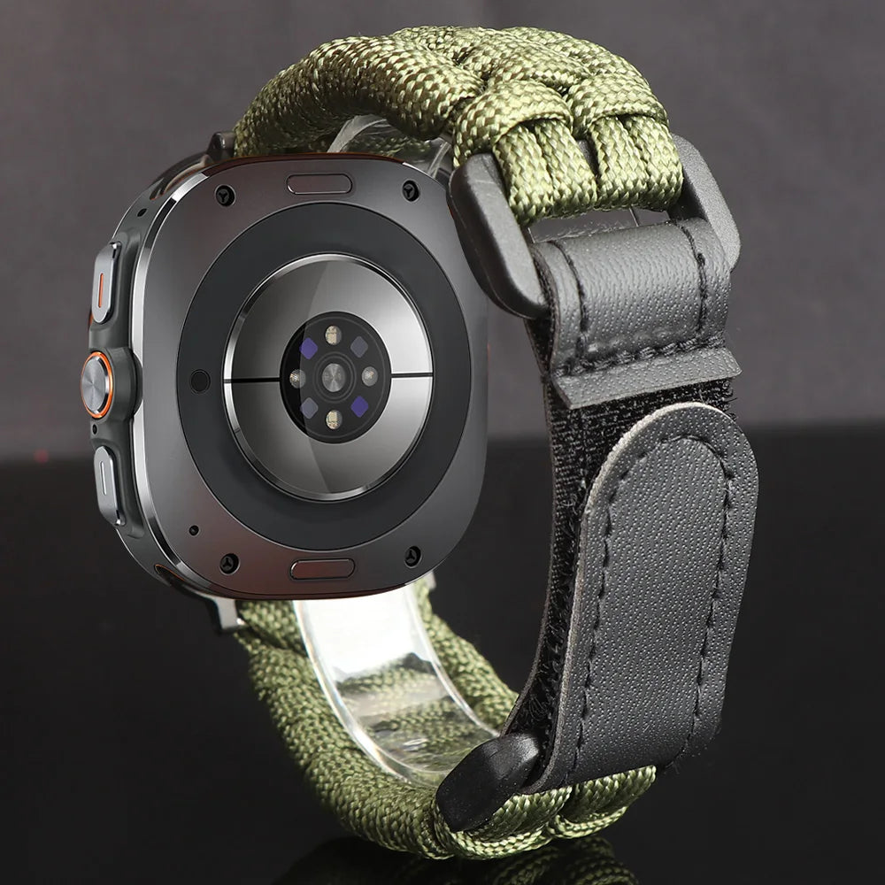 Outdoor Umbrella Rope Band For Samsung Galaxy Watch 8 8Classic Ultra 2 1 Strap Exclusive Bracelet Galaxy 8 40mm 44mm 46mm 47MM