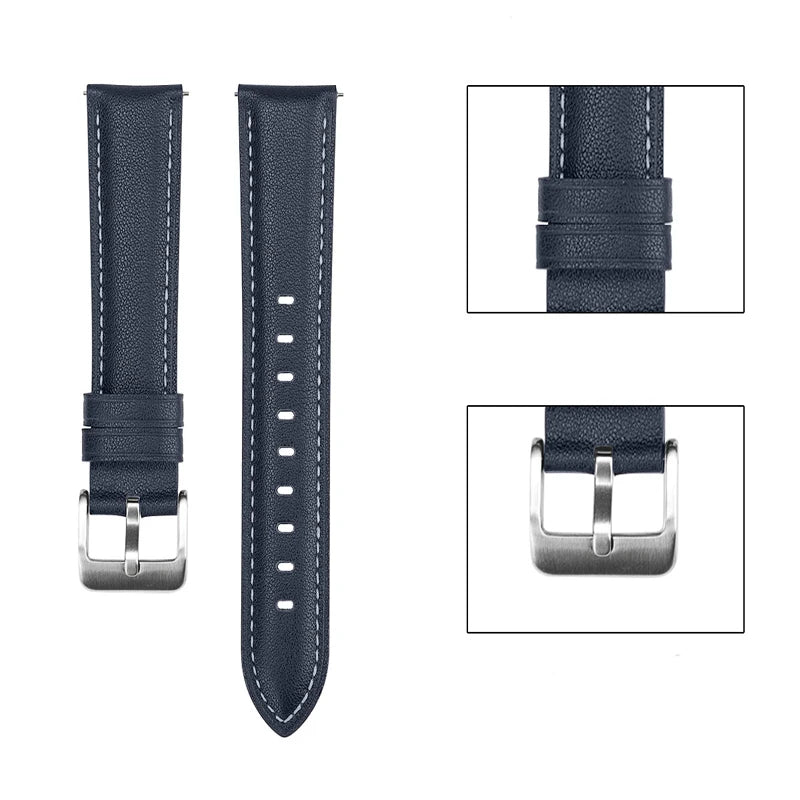 Simple Luxury Leather band For Apple Watch Ultra 3 2 49mm 46mm 40mm 44mm 42mm 41mm 45mm Series 11 10 9 8 7 SE 6 Apple Watch Band