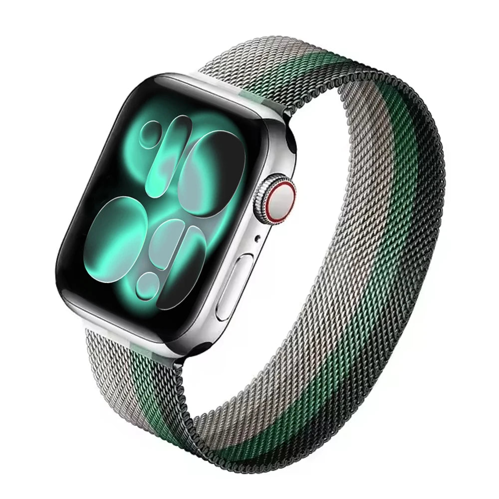 Milanese Loop For Apple Watch 11 band 10 9 7 SE 6 8 46mm 42mm 44mm 45mm 40mm 41mm belt correa band Apple Watch band Ultra 3 49mm