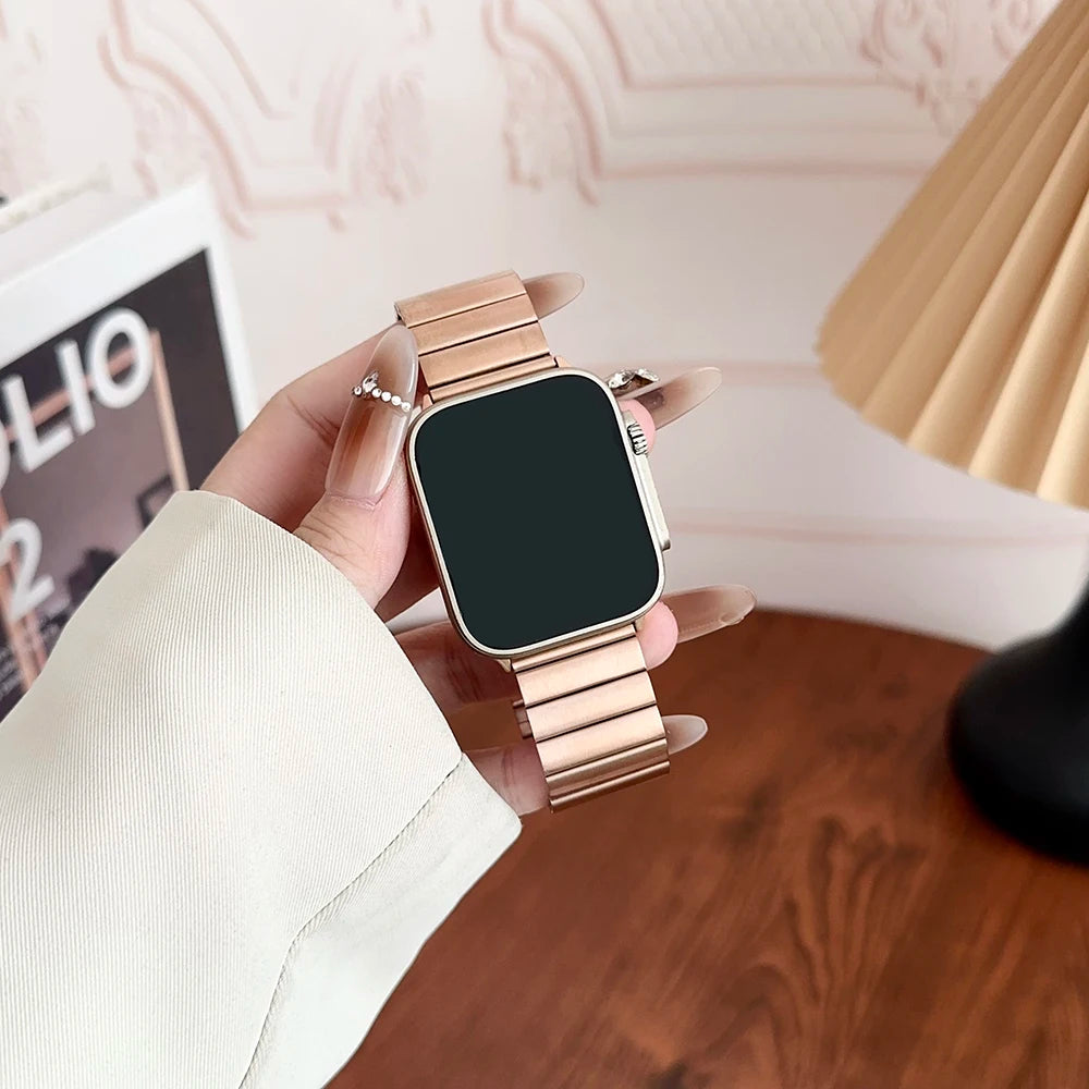 Stainless steel band for Apple Watch band 49mm 45mm 41mm 44mm 40mm 42mm 38mm metal bands Apple Watch Ultra 11 10 9 4 5 SE 6 7 8