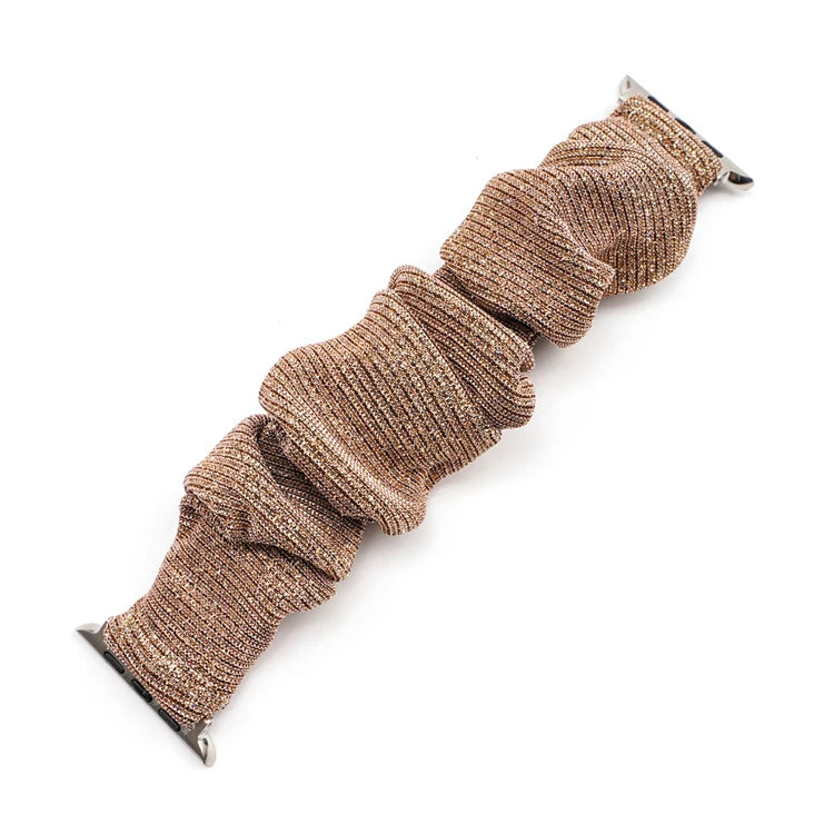 Scrunchie band for Apple Watch Ultra band 49mm 45mm 41mm 44mm 40mm 38mm 42mm Elastic nylon band Apple Watch Series 8 7 6 5 4 3 SE