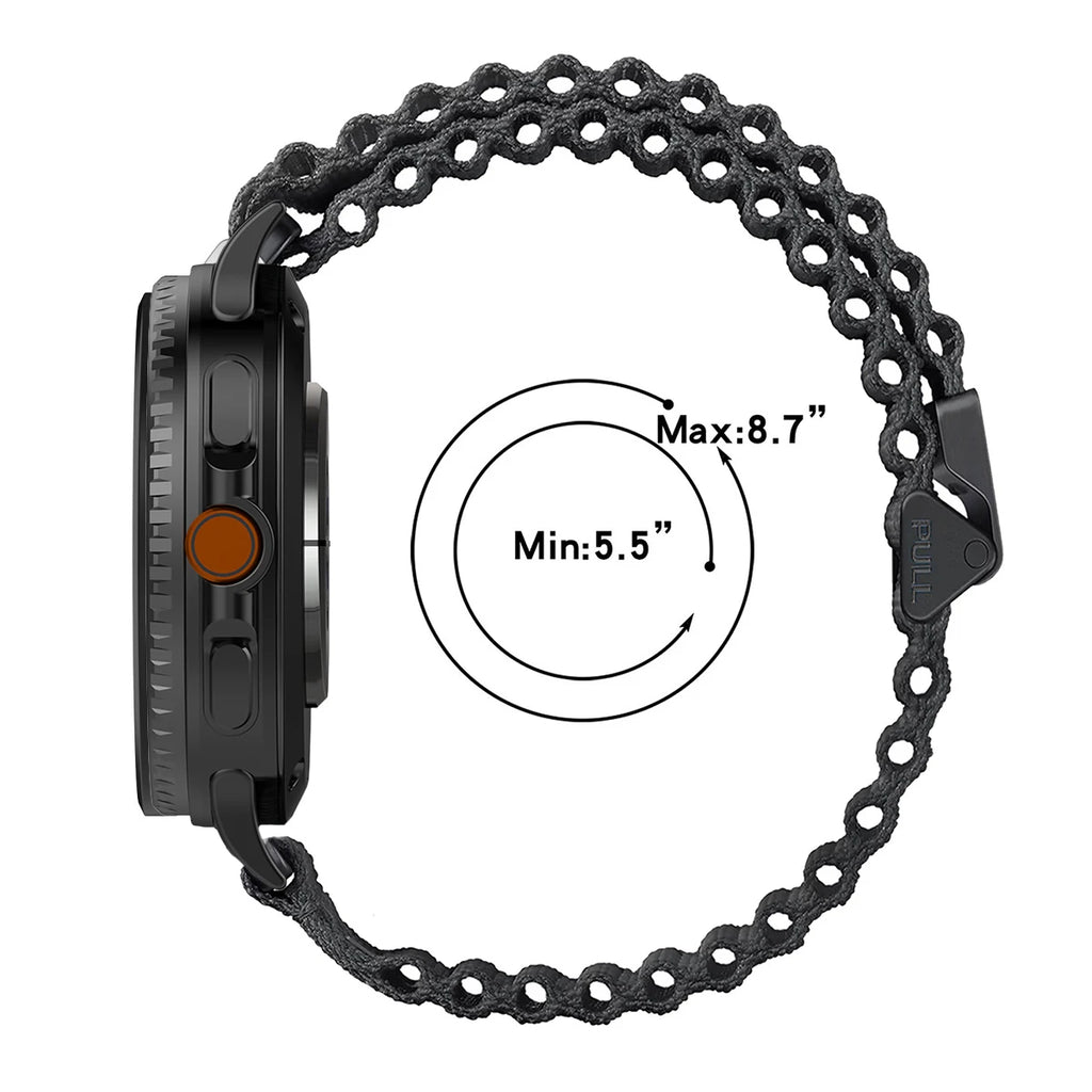 Nylon Loop Strap For Samsung Galaxy Watch Ultra 2025 Sports Trail Band For Galaxy 8 40 44mm/8Classic No Gaps Quick Fit Bracelet