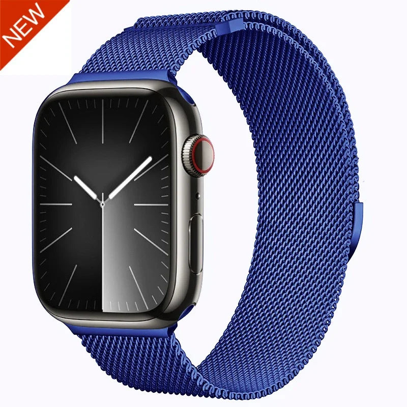 Magnetic Milanese band For Apple Watch 11 10 9 8 7 46mm 42mm 45mm 41mm Ultra 3 2 49mm band Apple Watch 6 5 4 SE3 44mm 40mm Band