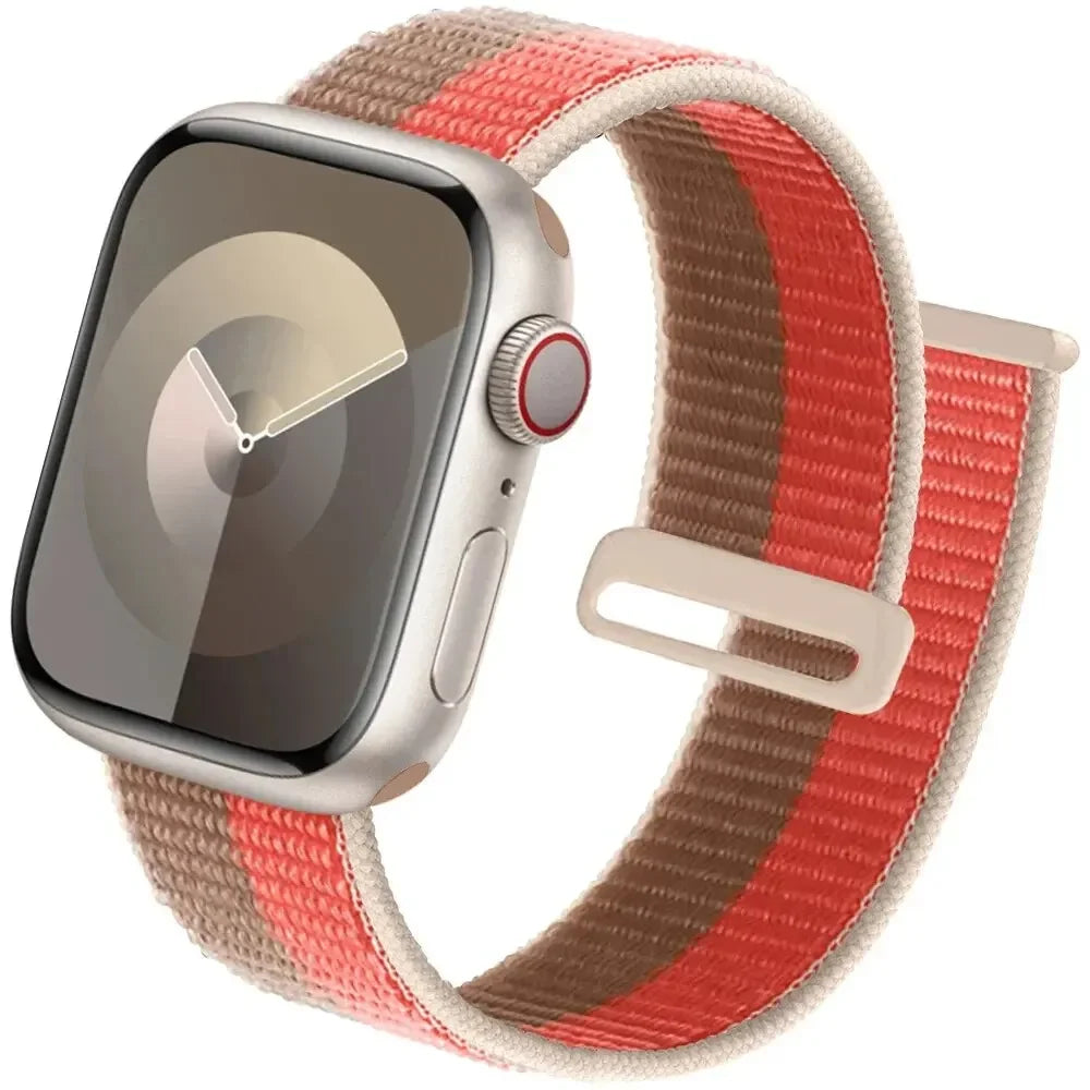 Nylon loop band For Apple Watch band 49mm Ultra 2 44mm 40mm 45mm 41mm 38mm 42mm band for Apple Watch band Series 9 8 SE 7 6 5 4 3