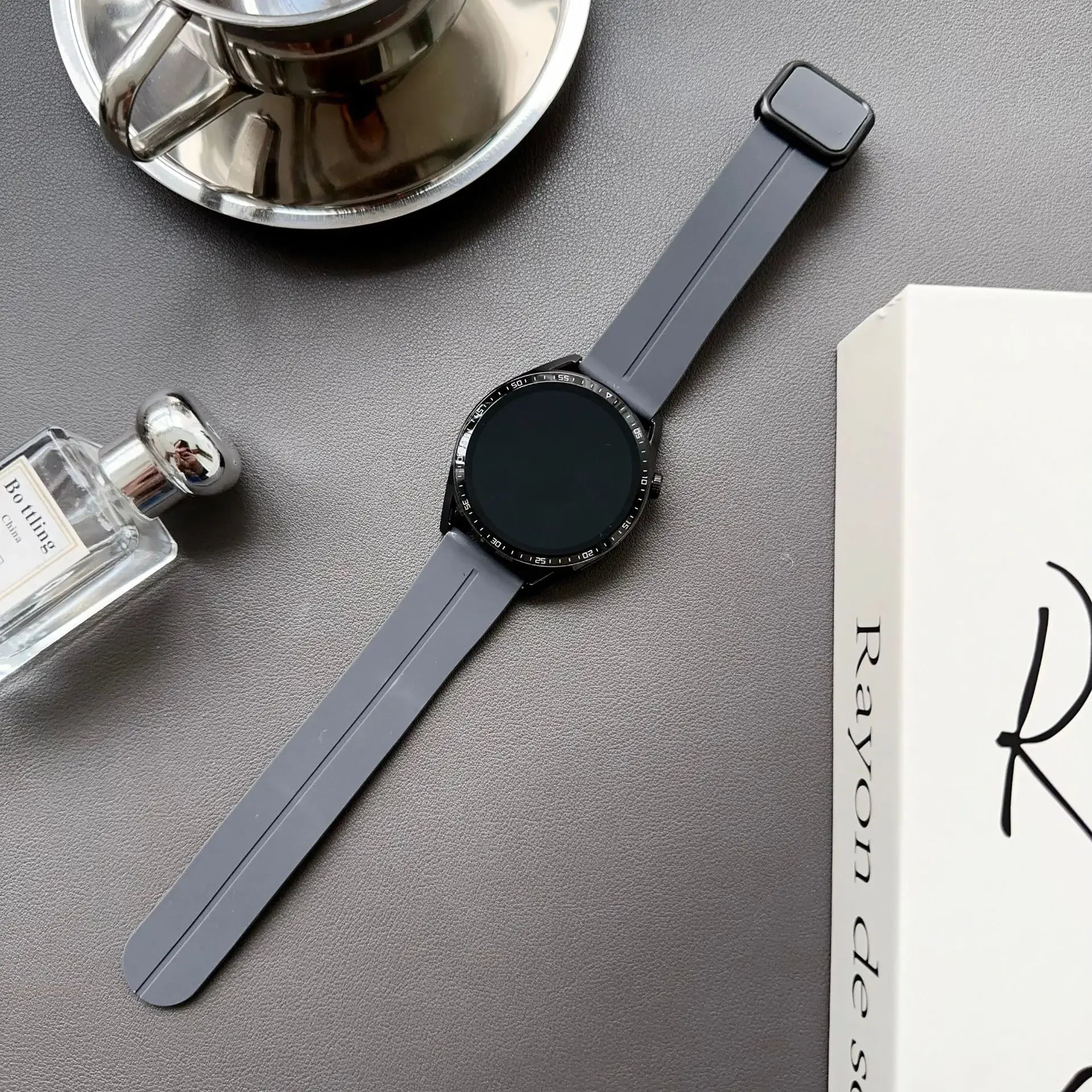 20mm 22mm Magnetic Strap for Samsung Galaxy Watch 6 5 4 5Pro 6 4 Classic 43 47mm Silicone Bracelet for Huawei Watch GT4 4Pro GT3