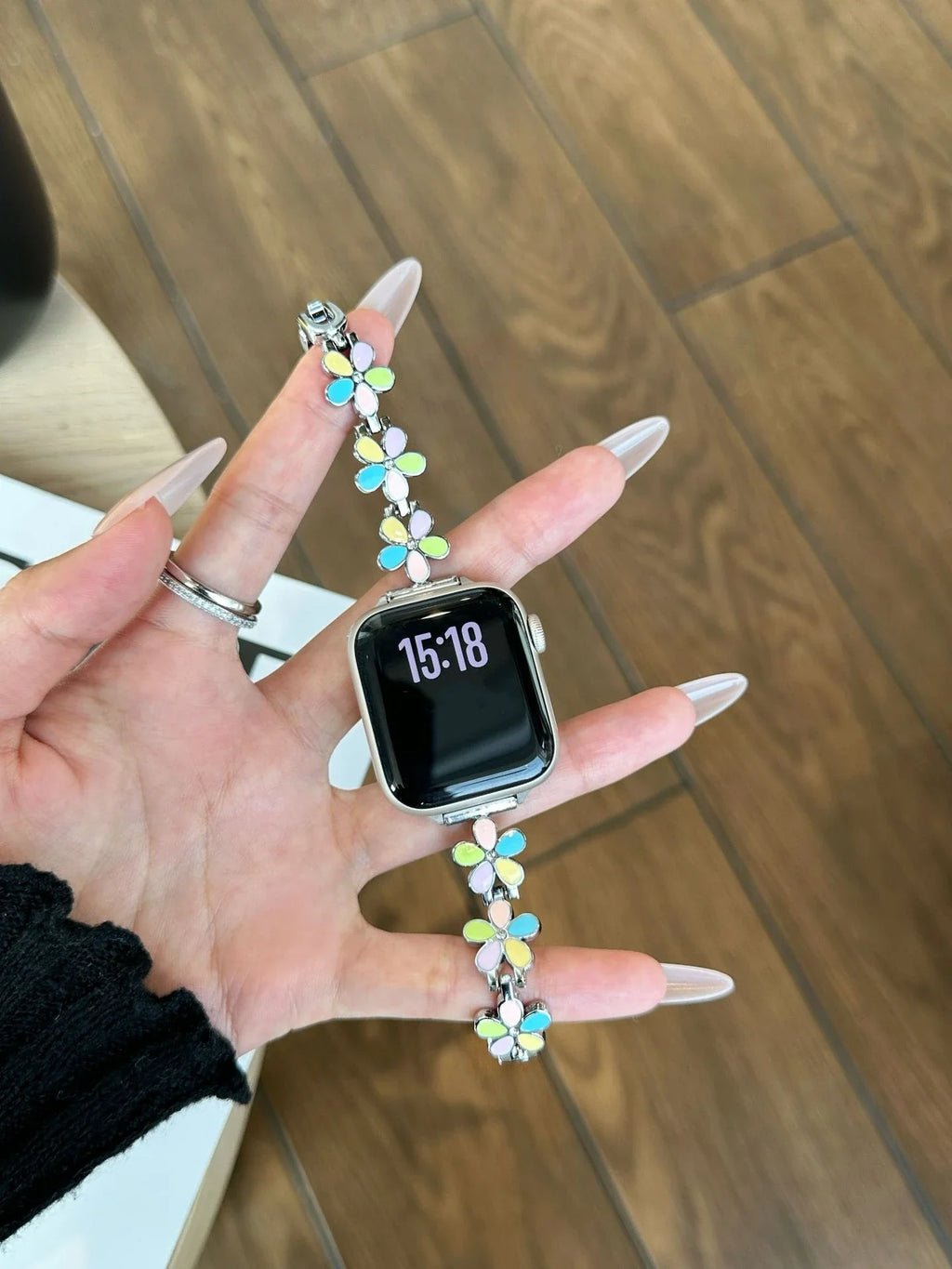 Nice Colorful metal band link For Apple Watch band Series 11 8 7 6 10 9 40mm 41mm 38mm 42mm 44mm 45mm 46mm band