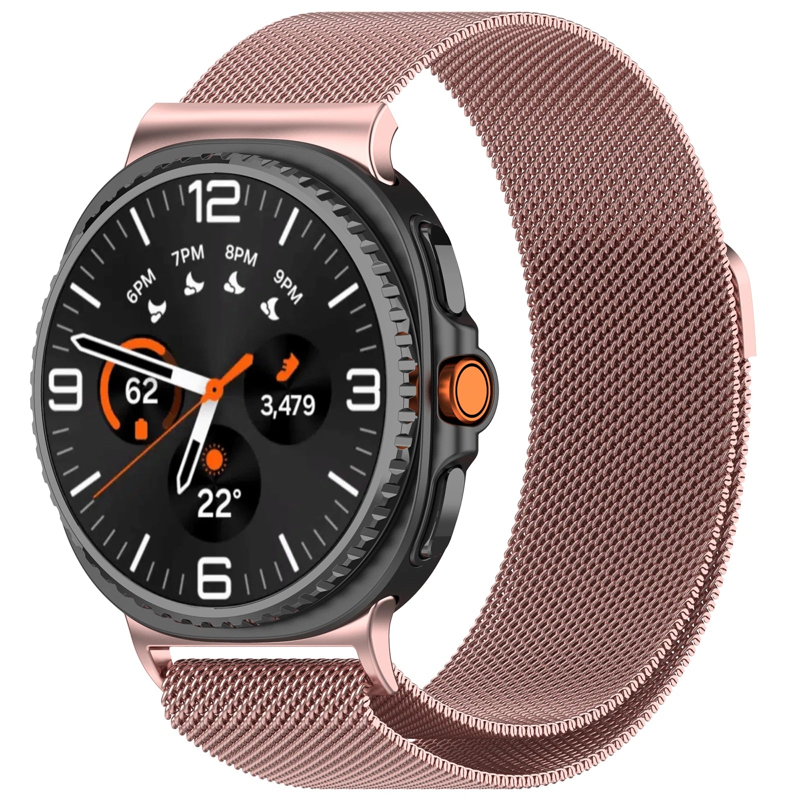 Milanese Magnetic Strap for Samsung Galaxy Watch 8 44mm 40mm Classic 46mm Metal Breathable Replaceable Galaxy Watch Ultra 47mm