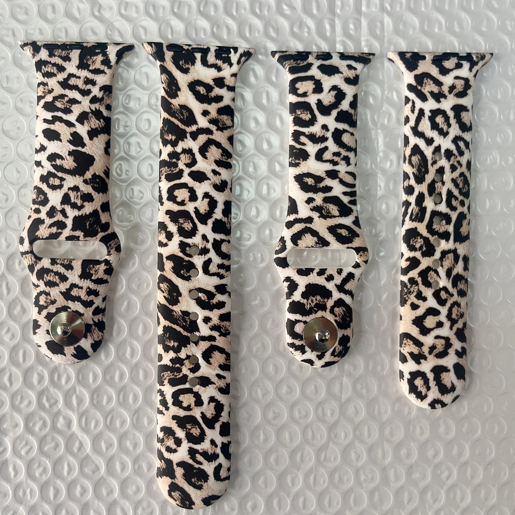 Silicone band For Apple Watch Ultra band 49mm 46mm 45mm 44mm Zebra pattern correa band Apple Watch Series 11 10 9 8 7 Watchbands