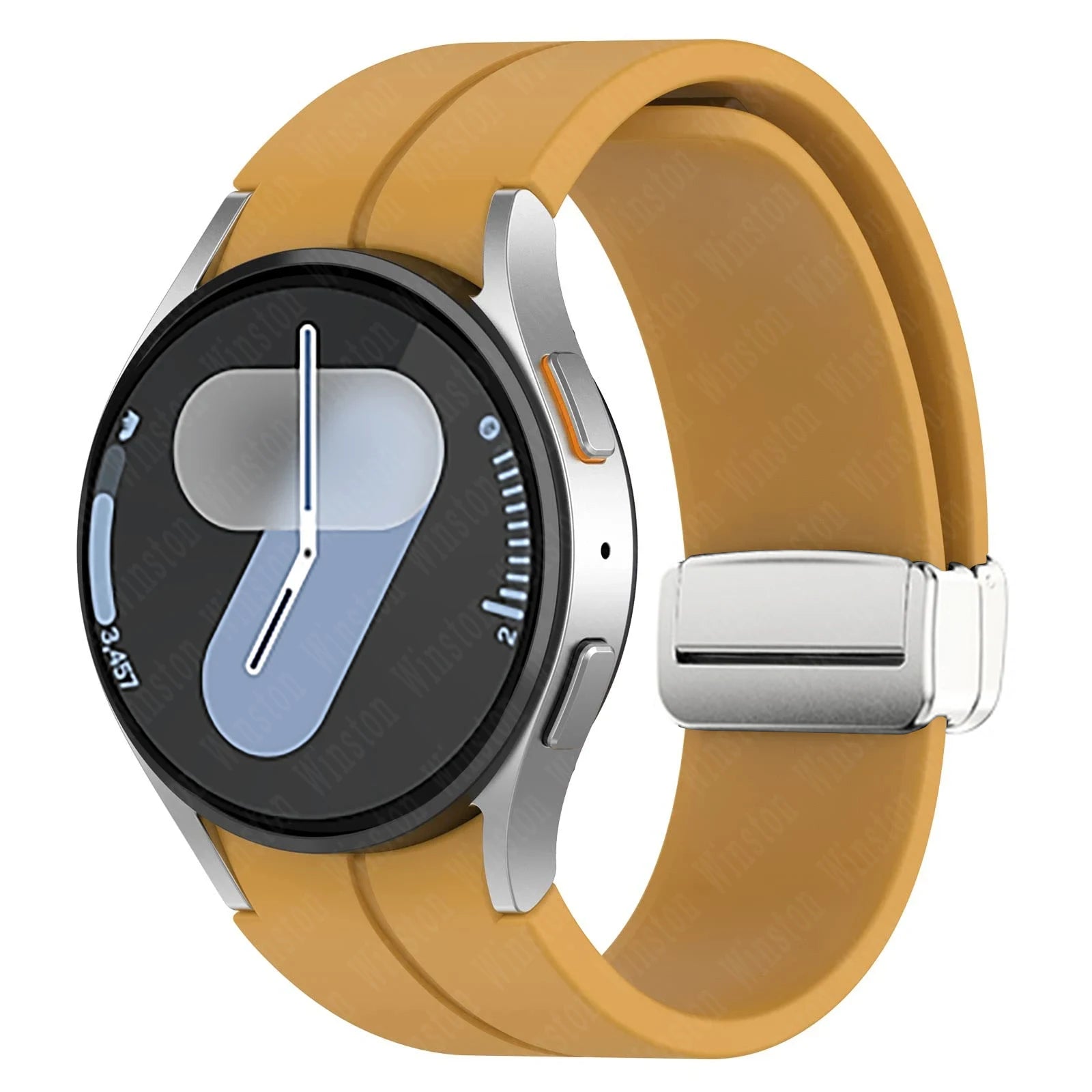 Magnetic Silicone Strap for Samsung Galaxy Watch 7 6 5 4 40mm 44mm 5Pro 45mm Band Bracelet for Galaxy Watch 6 4Classic 43mm 47mm