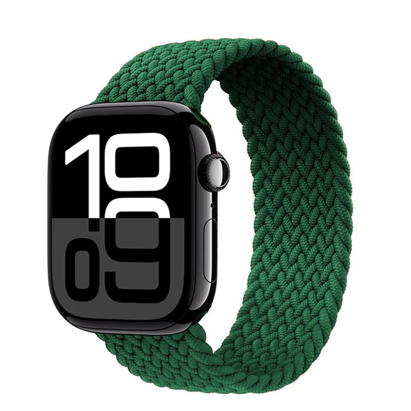 Braided loop band For Apple Watch band Ultra 3 2 49mm 44mm 41mm 40mm 42mm 46mm 45mm band Apple Watch Series 11 SE3 10 9 8 7 6 5