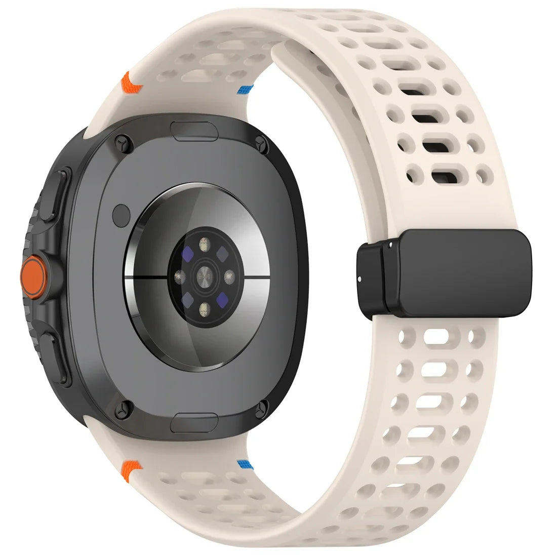 Air Hole Strap for Samsung Galaxy Watch 8 40mm 44mm Silicone Magnetic Buckle Wristband for Galaxy Watch 8 Classic Accessories