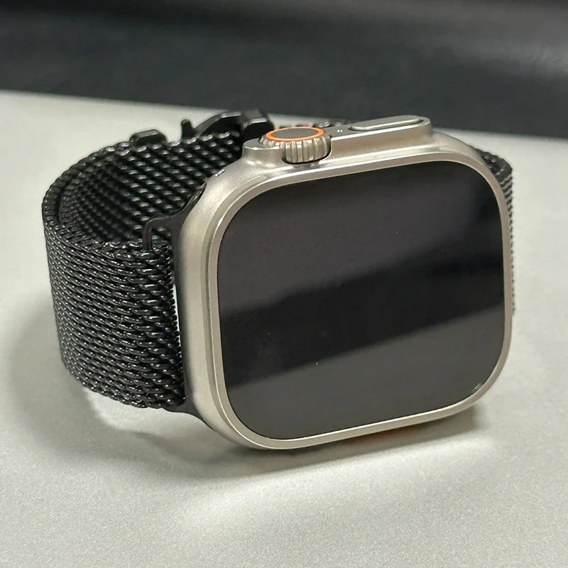 Milanese parachute band For Apple Watch band Ultra 3 2 49mm 46mm 44mm 45mm 41mm 42mm band Correa Apple Watch Series 11 10 9 8 7 SE