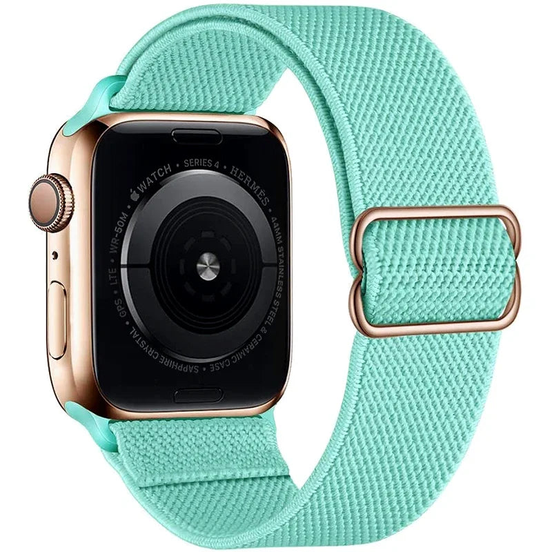 Nylon Loop band For Apple Watch 49mm 45mm 44mm 42mm 41mm 40mm 46mm Elastic band Apple Watch Ultra 3 2 11 10 9 8 7 6 5 4 SE band
