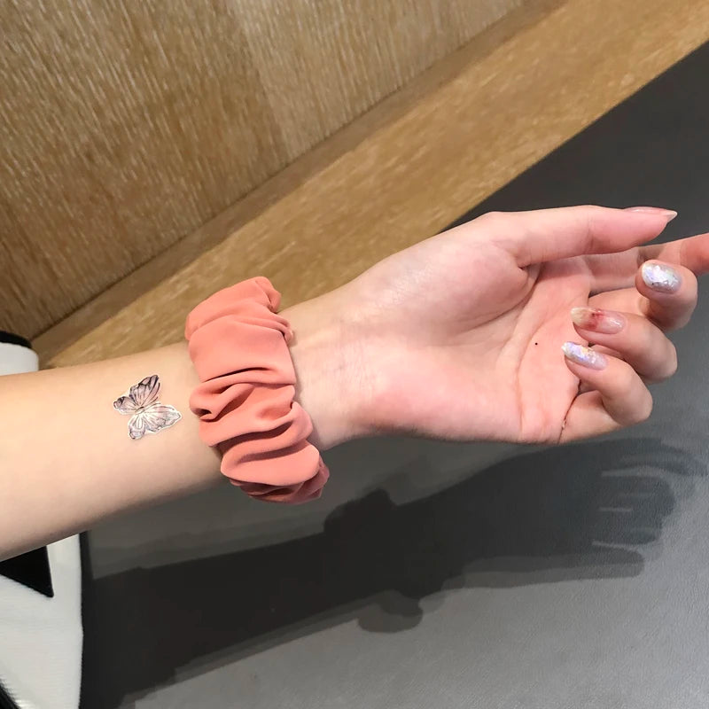 Scrunchie Strap for Samsung Galaxy Fit 3 Nylon Solo Loop Bracelet For Samsung Galaxy Fit3 SM-R390 Accessories