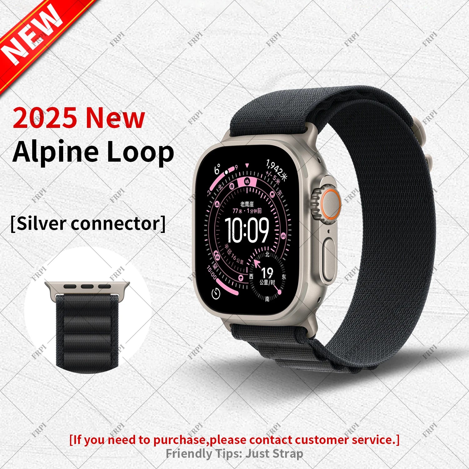 2025 New Suitable for Apple Watch High Quality Nylon band Alpine Loop For Watch Series 10 9 8 7 Ultra 2 band Apple Watch 49mm 46mm