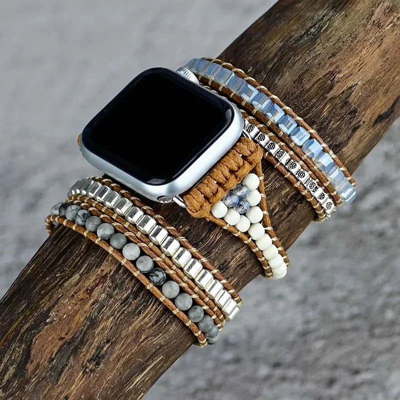 Bohemian band for Apple Watch band 44mm 40mm 42mm 38mm 41mm 45mm Handmade Jewelry bands Apple Watch Series 8 7 6 5 4 3 SE Ultra 49mm