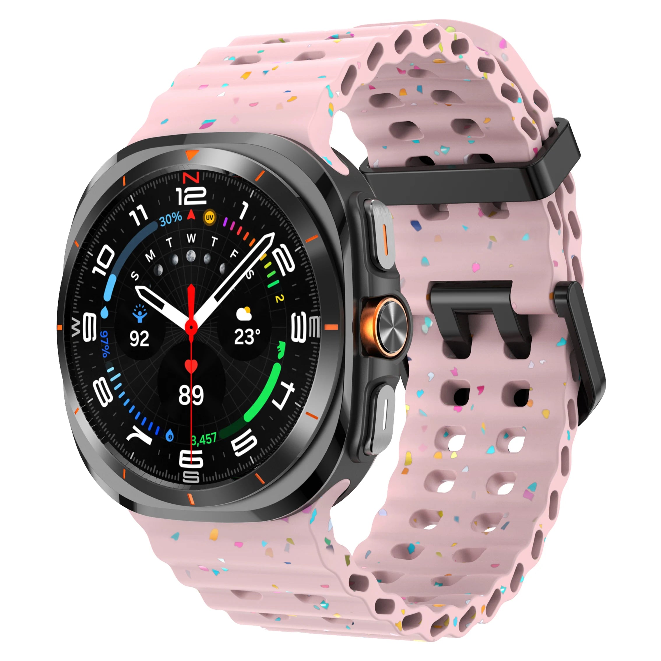 Silicone Breathable Strap For Samsung Galaxy Watch Ultra 47mm Marine Wristband Bracelet Galaxy Watch Ultra(2025) 47mm Watchband
