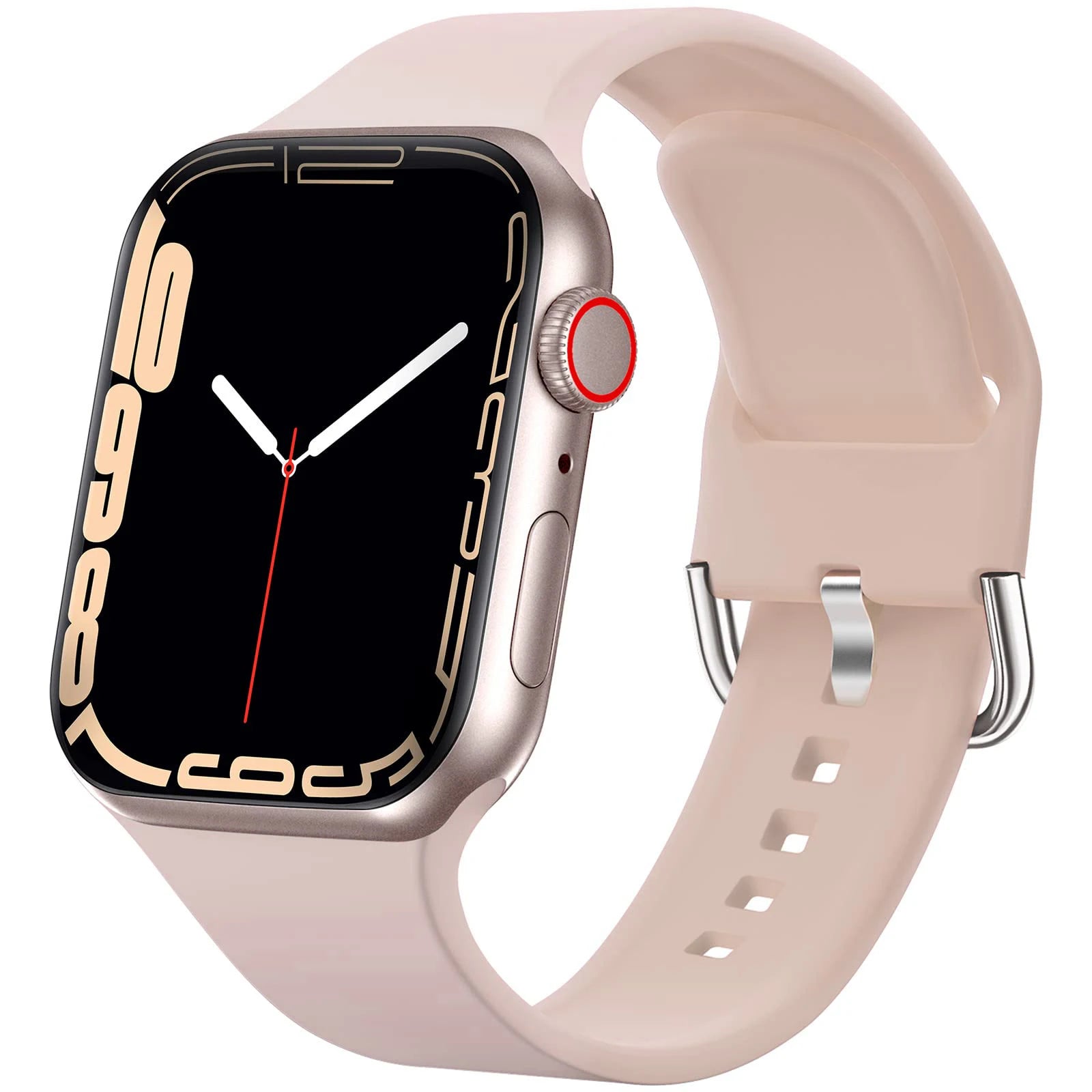 Silicone band For Apple Watch band 40mm 44mm 45mm 41mm 49mm 42mm 44mm 45mm watch band Apple Watch Series 8 7 6 5 4 3 SE Ultra