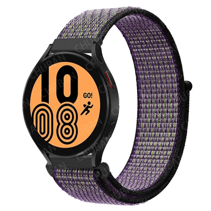 Nylon loop For Samsung Galaxy Watch 6 5 Pro/4/classic/gear s3 frontier/active Sport Bracelet Huawei watch gt2 3 22mm 20mm Strap