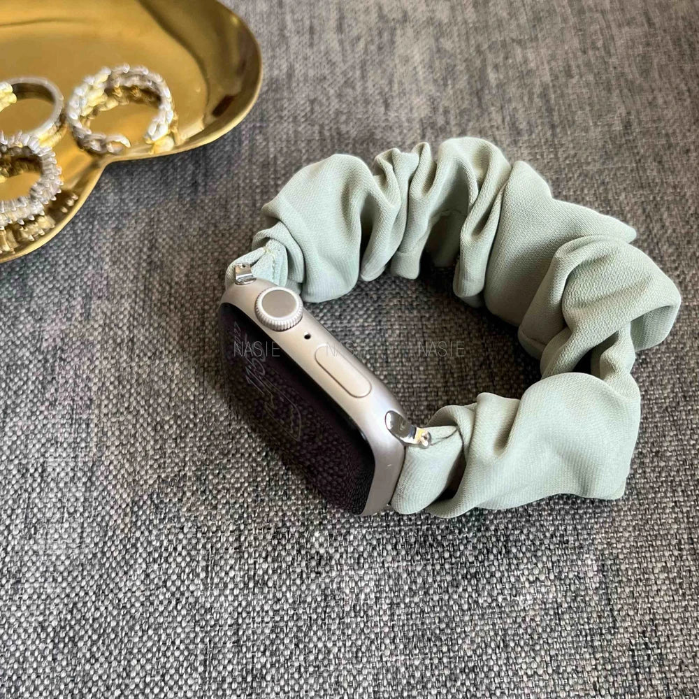 Scrunchie Strap for Samsung Galaxy Fit 3 Nylon Solo Loop Bracelet For Samsung Galaxy Fit3 SM-R390 Accessories