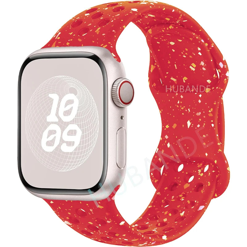 band For Apple Watch band 46mm 44mm 45mm 49mm 40mm 41mm 38mm 42mm correa Breathable band Apple Watch Series Ultra 11 10 9 8 SE 7 6