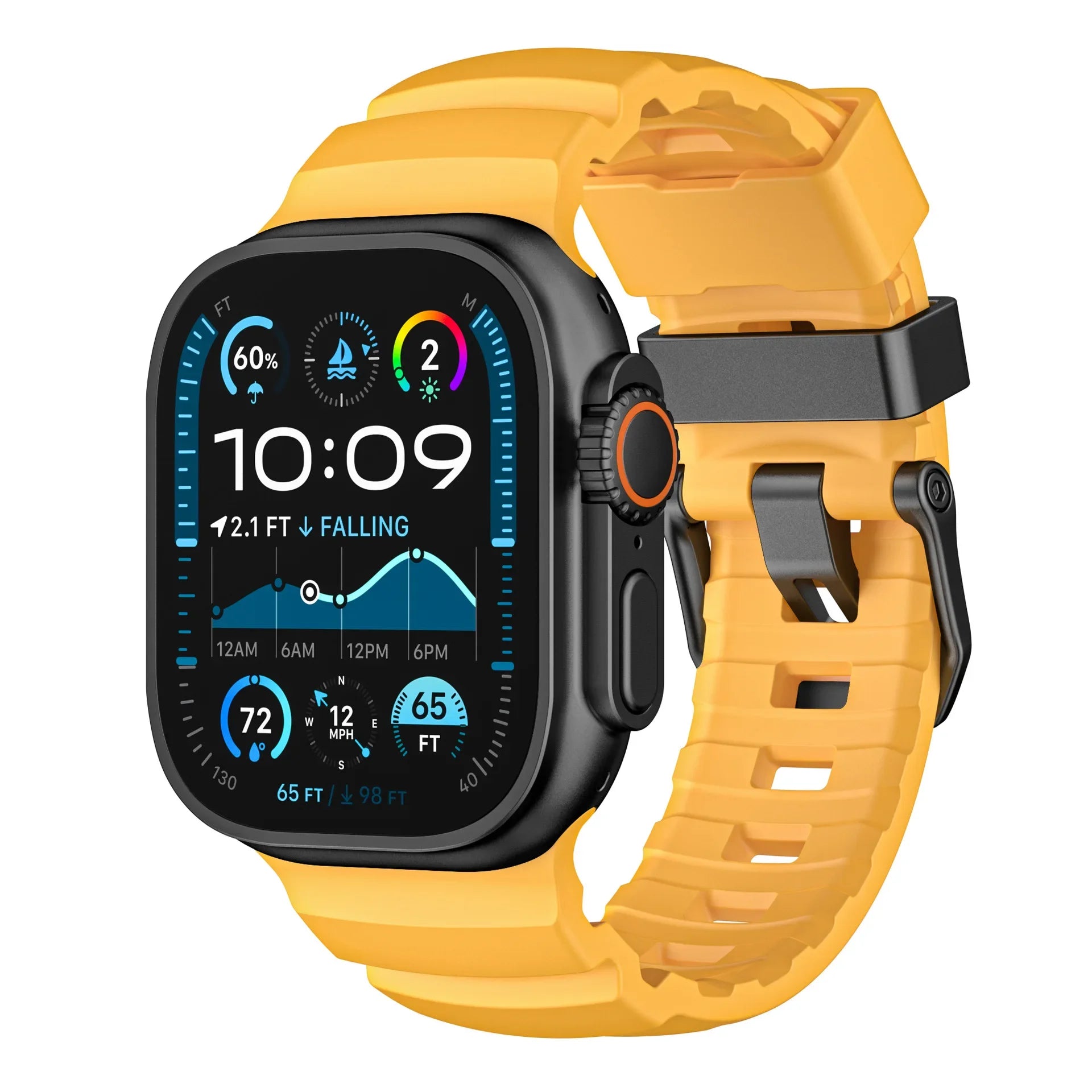 Fluorescence band for Apple Watch band 49mm 46mm 45mm 44mm 42mm Sport Silicone band For Apple Watch Ultra 2 Series 10 9 8 7 6 SE