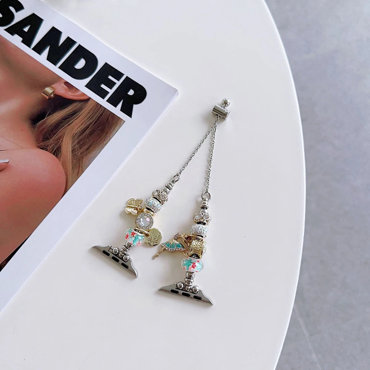 Jewelry band for Apple Watch Series 10 band 46mm 42mm 41mm 45mm 44mm 38mm 40mm Women Bling metal band Apple Watch Series 9 8 7 6 SE Ultra