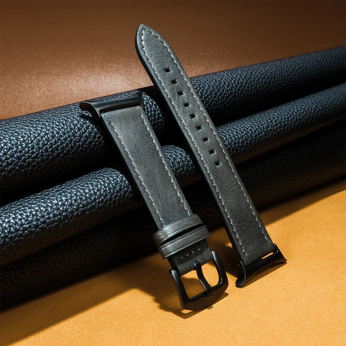 No Gaps Leather Strap for Samsung Galaxy Watch Ultra 47mm Wristband Bracelet for Galaxy Watch 7 Ultra 47mm Quick Business Band